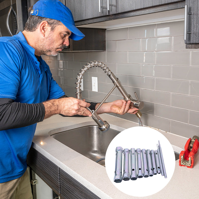 Kit de reparación para la instalación de grifos de lavabo Herramientas