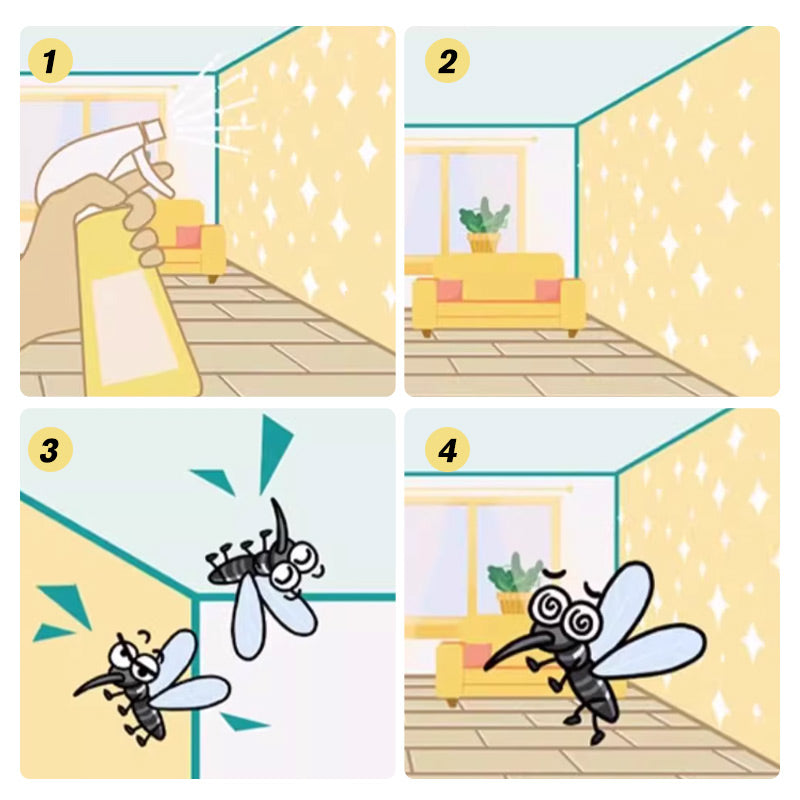 Repelente Mosquitos Aerosol para Interiores y Exteriores
