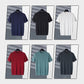 Camisetas de Manga Corta con Cuello Redondo Sólido para Hombre