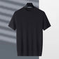 Camisetas de Manga Corta con Cuello Redondo Sólido para Hombre