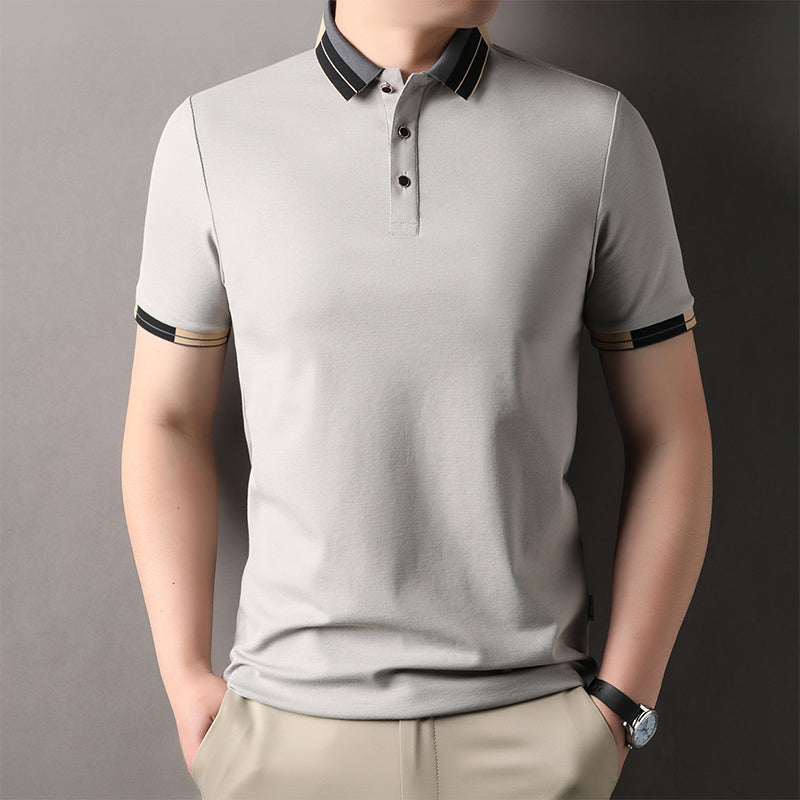 🔥Hot Sale-53% Off🔥Camisa ligera de manga corta con cuello para hombre👔