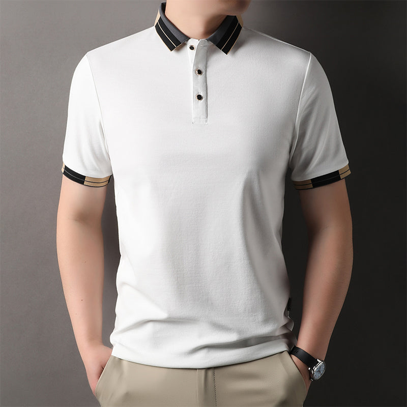 🔥Hot Sale-53% Off🔥Camisa ligera de manga corta con cuello para hombre👔