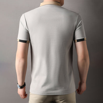 🔥Hot Sale-53% Off🔥Camisa ligera de manga corta con cuello para hombre👔