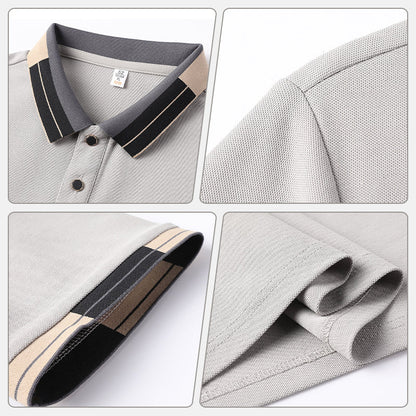 🔥Hot Sale-53% Off🔥Camisa ligera de manga corta con cuello para hombre👔