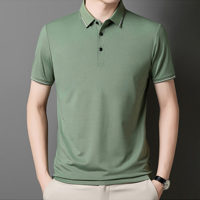 ✈️Free envío al comprar 2✈️Business Camiseta Casual Solapa Manga Corta