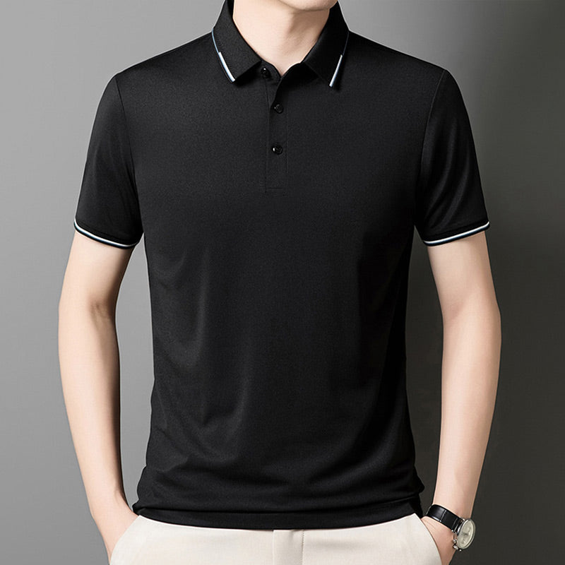 ✈️Free envío al comprar 2✈️Business Camiseta Casual Solapa Manga Corta