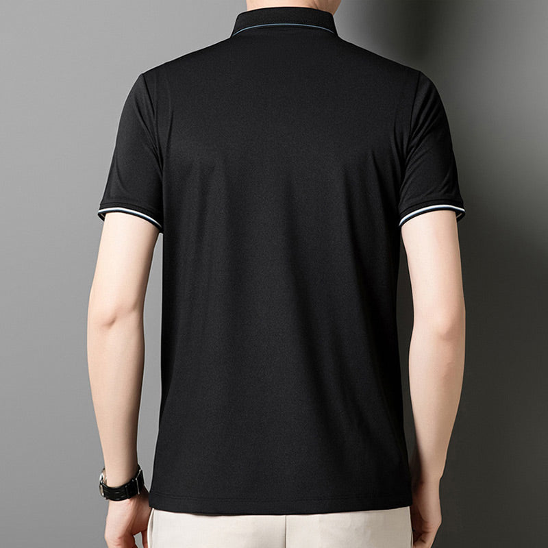 ✈️Free envío al comprar 2✈️Business Camiseta Casual Solapa Manga Corta