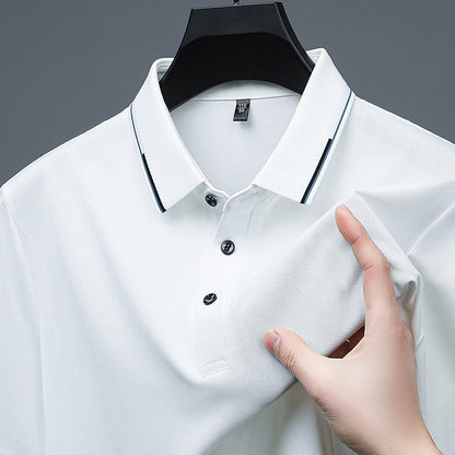 ✈️Free envío al comprar 2✈️Business Camiseta Casual Solapa Manga Corta