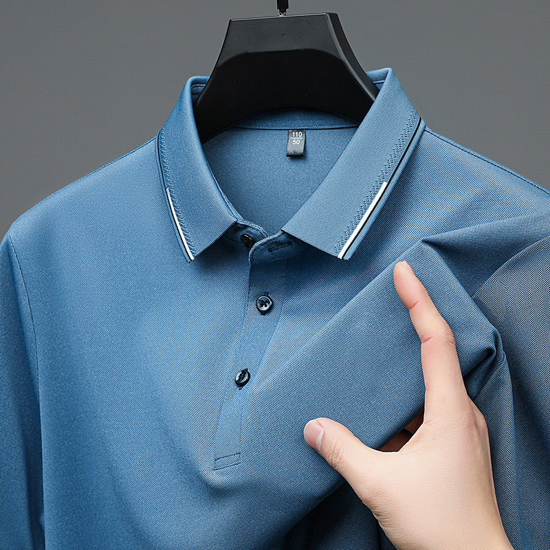 ✈️Free envío al comprar 2✈️Business Camiseta Casual Solapa Manga Corta