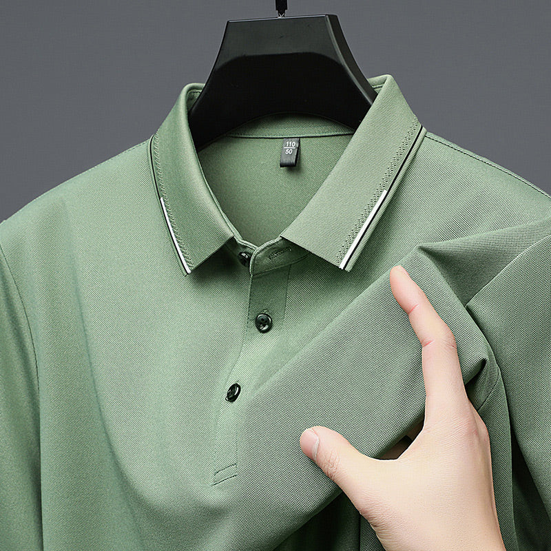✈️Free envío al comprar 2✈️Business Camiseta Casual Solapa Manga Corta