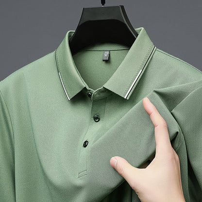 ✈️Free envío al comprar 2✈️Business Camiseta Casual Solapa Manga Corta