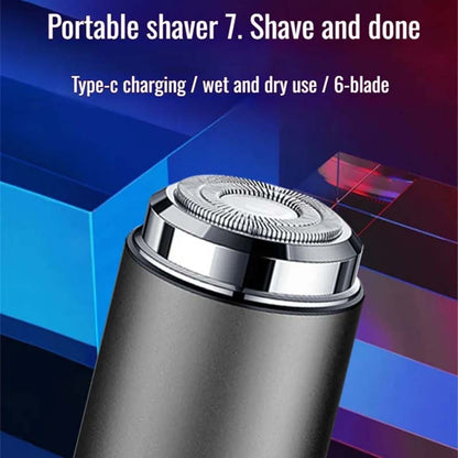 Mini maquinilla de afeitar portátil recargable e impermeable
