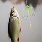 Conjunto de Flotador luminoso de Pesca para Exterior con 5 Anzuelos con Arpón