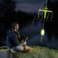 Conjunto de Flotador luminoso de Pesca para Exterior con 5 Anzuelos con Arpón