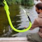 Conjunto de Flotador luminoso de Pesca para Exterior con 5 Anzuelos con Arpón