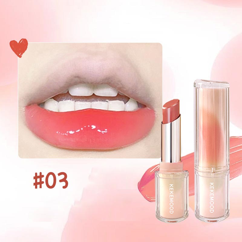 Regalo ideal para mujeres delicadas Barra de Labios Water Glow Barra de Labios Hidratante con Espejo