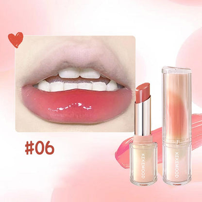 Regalo ideal para mujeres delicadas Barra de Labios Water Glow Barra de Labios Hidratante con Espejo