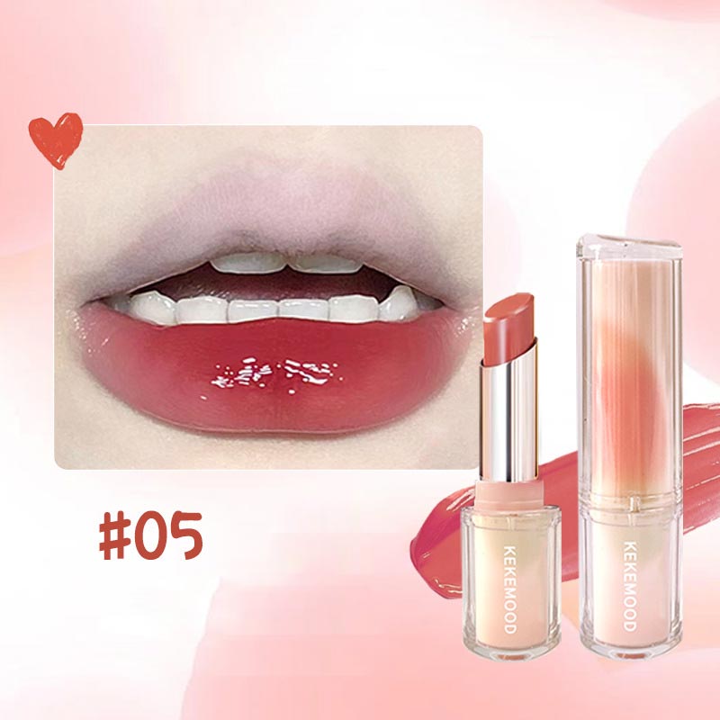 Regalo ideal para mujeres delicadas Barra de Labios Water Glow Barra de Labios Hidratante con Espejo