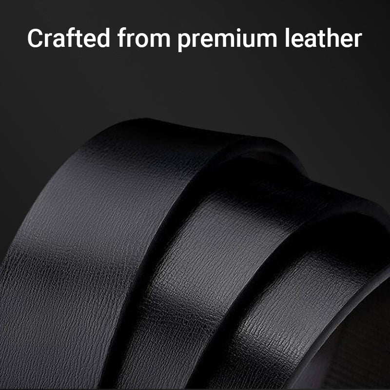 Cinturón de piel para hombre a la moda y resistente a los arañazo