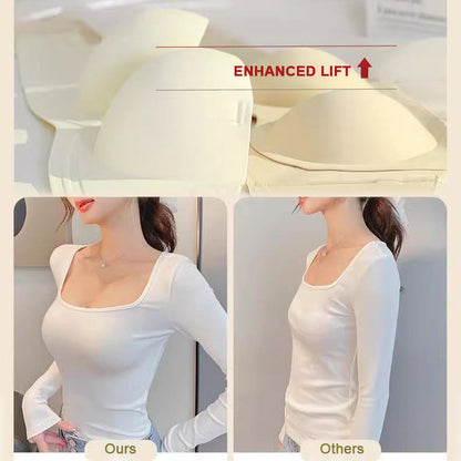 Sujetador push-up con tirantes invisibles antideslizantes