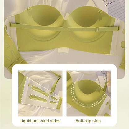 Sujetador push-up con tirantes invisibles antideslizantes