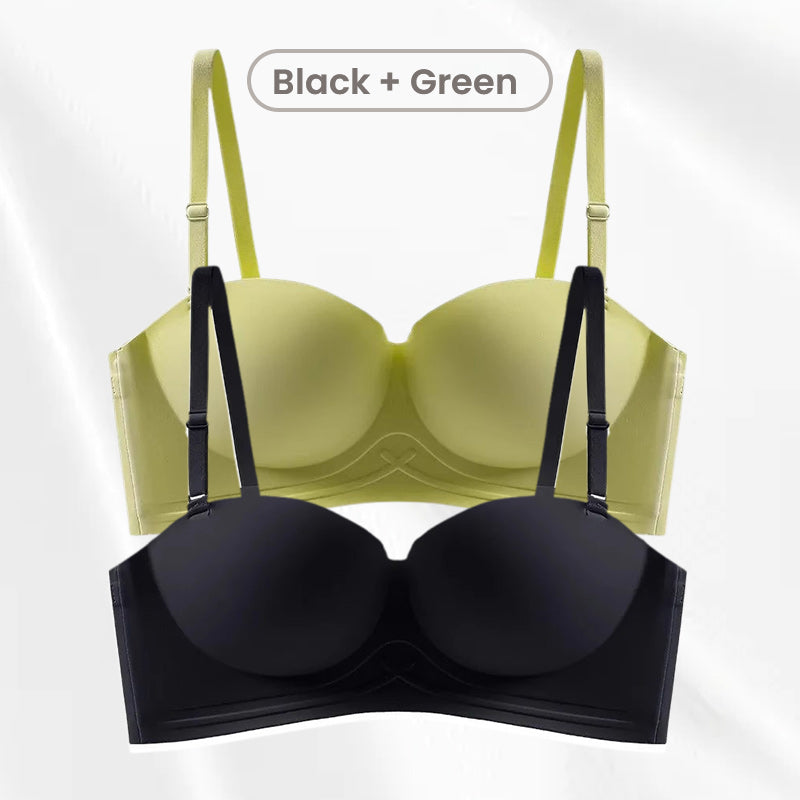 Sujetador push-up con tirantes invisibles antideslizantes