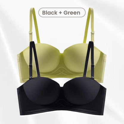 Sujetador push-up con tirantes invisibles antideslizantes