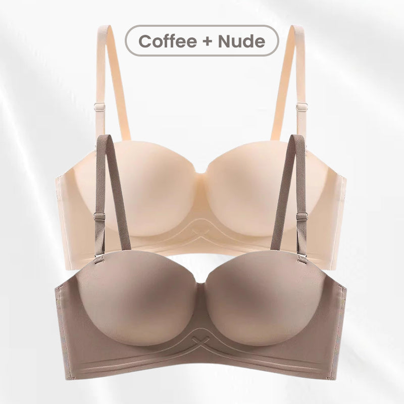Sujetador push-up con tirantes invisibles antideslizantes
