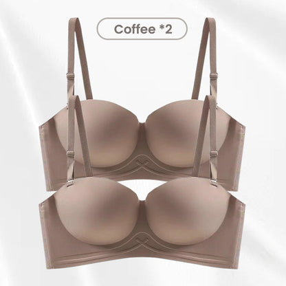 Sujetador push-up con tirantes invisibles antideslizantes