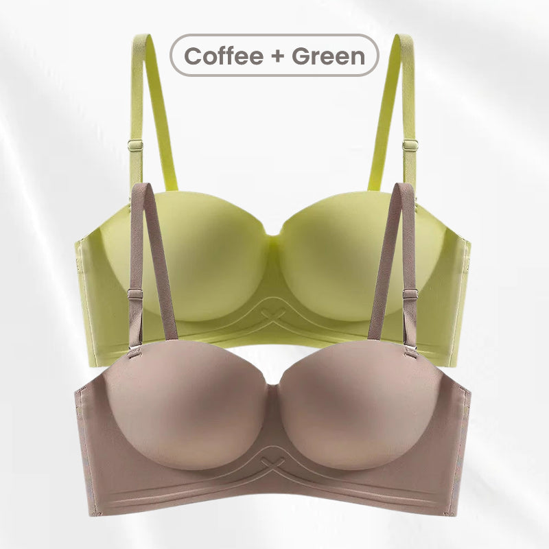 Sujetador push-up con tirantes invisibles antideslizantes