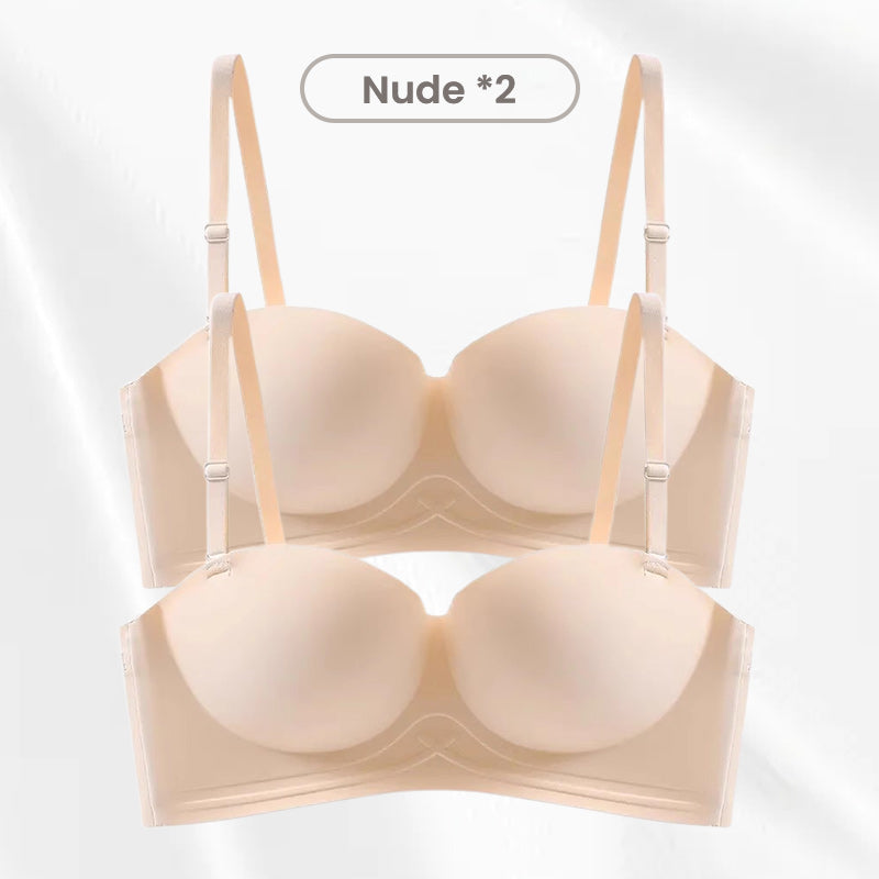 Sujetador push-up con tirantes invisibles antideslizantes