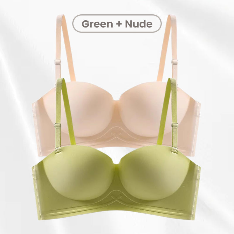 Sujetador push-up con tirantes invisibles antideslizantes