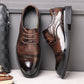 Zapatos de vestir clásicos de cuero PU para hombre