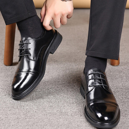 Zapatos de vestir clásicos de cuero PU para hombre