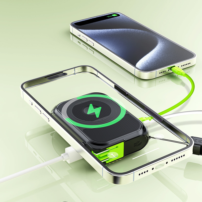 Cargador portátil inalámbrico y con cable
