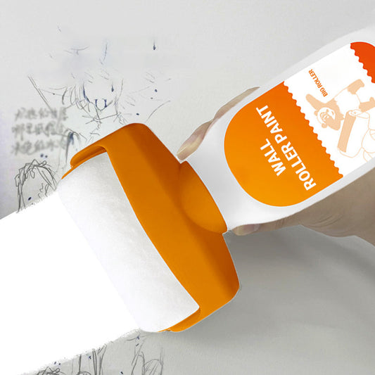 🌈Pintura con rodillo para reparación de paredes.