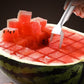 Tenedor Cortador de Frutas 2 en 1 de Acero Inoxidable