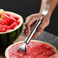 Tenedor Cortador de Frutas 2 en 1 de Acero Inoxidable