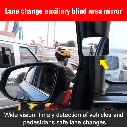 Espejo retrovisor HD para coche de ángulo infinito