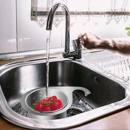 Cesta coladora de acero inoxidable con forma de cisne para fregadero