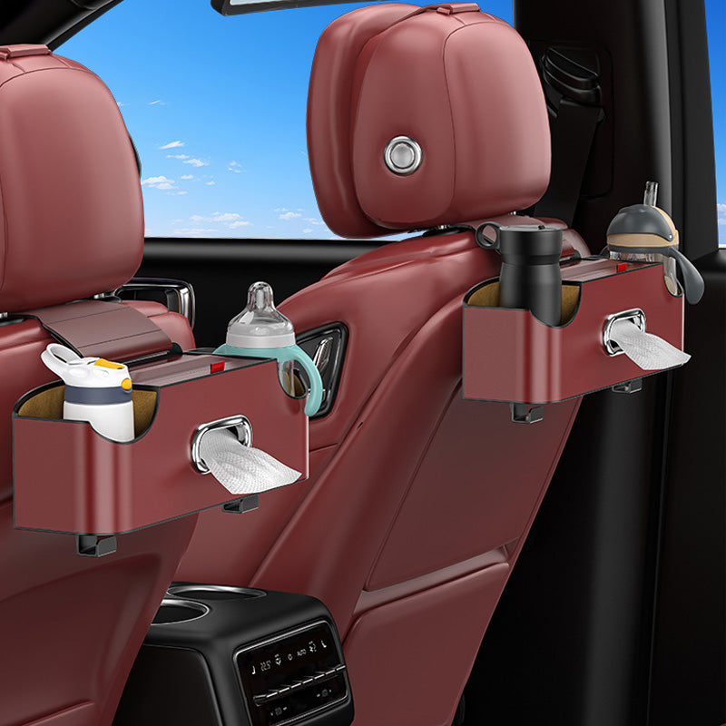 🔥2025 Hot Sale🔥 Caja de pañuelos universal para asiento trasero con ganchos
