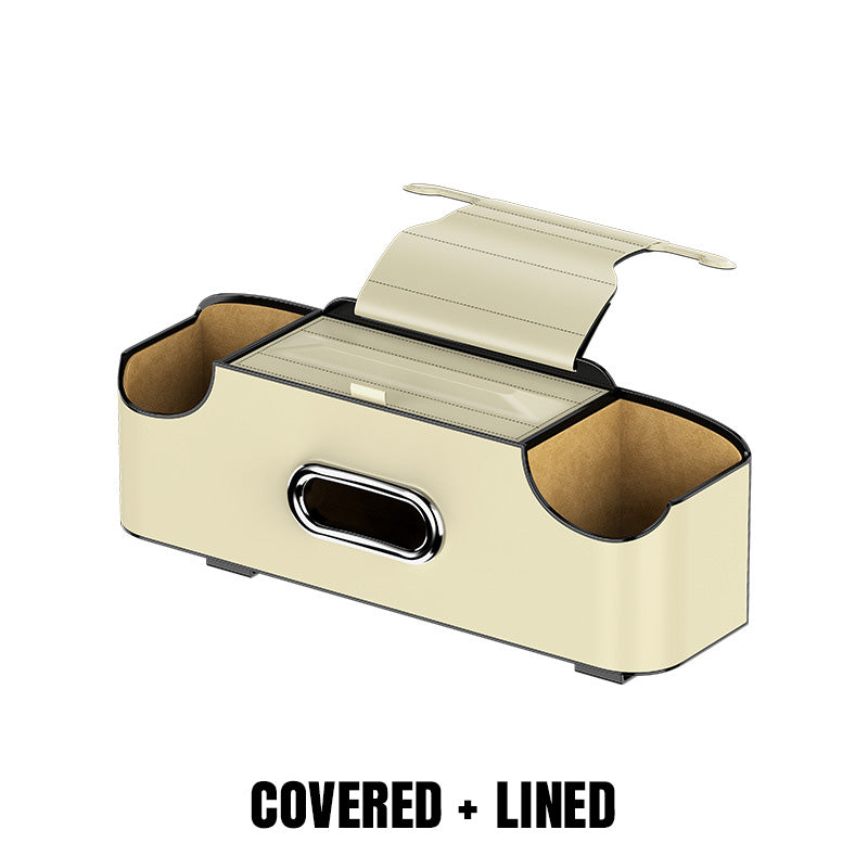 🔥2025 Hot Sale🔥 Caja de pañuelos universal para asiento trasero con ganchos
