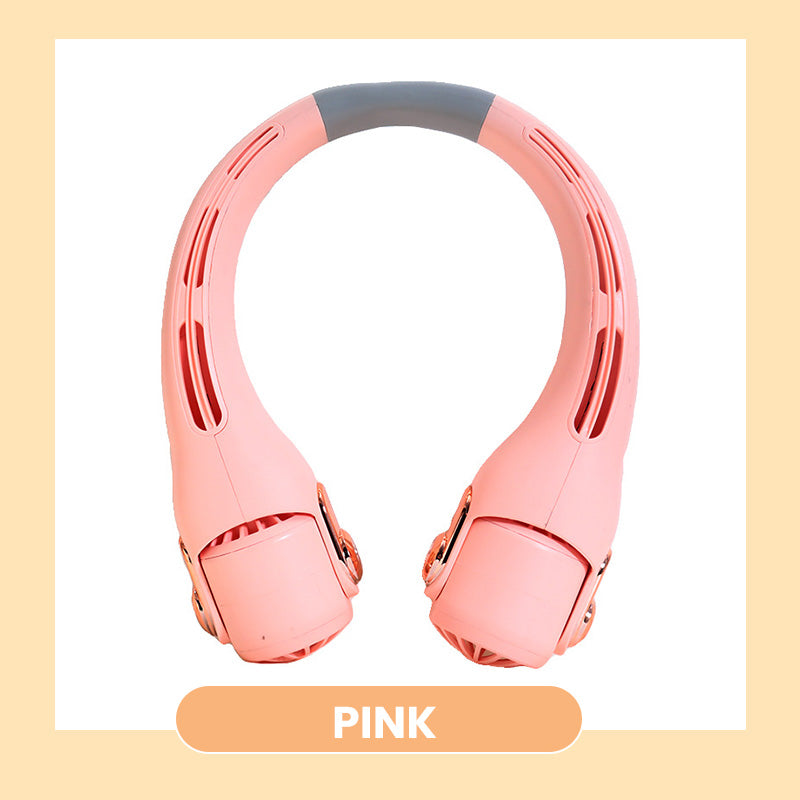 🔥Summer Hot Sale Walking Air Conditioners🌪️Low Noise Portable Neck Fa