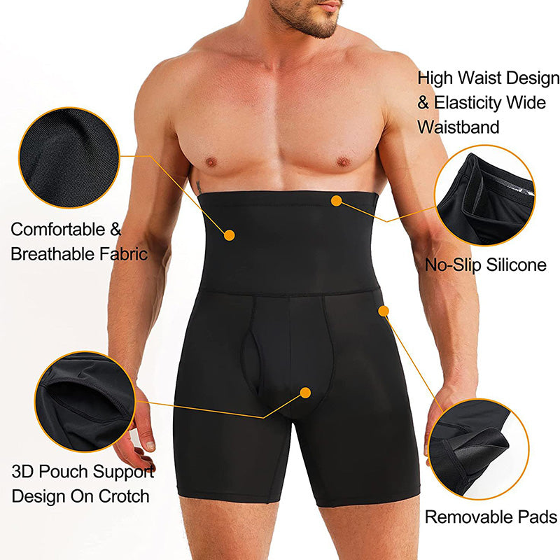 Fajas moldeadoras de cintura alta para hombre - COMPRA 2 ENVÍO GRATIS
