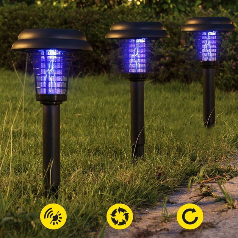 🎁 Lámpara estaca solar antimosquitos
