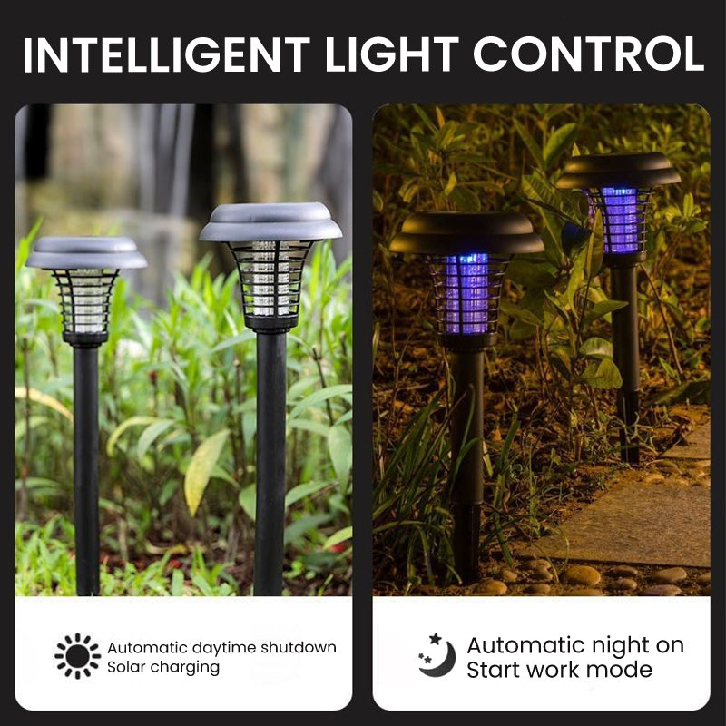 🎁 Lámpara estaca solar antimosquitos