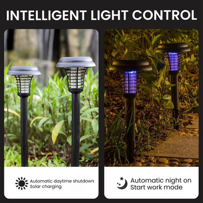 🎁 Lámpara estaca solar antimosquitos