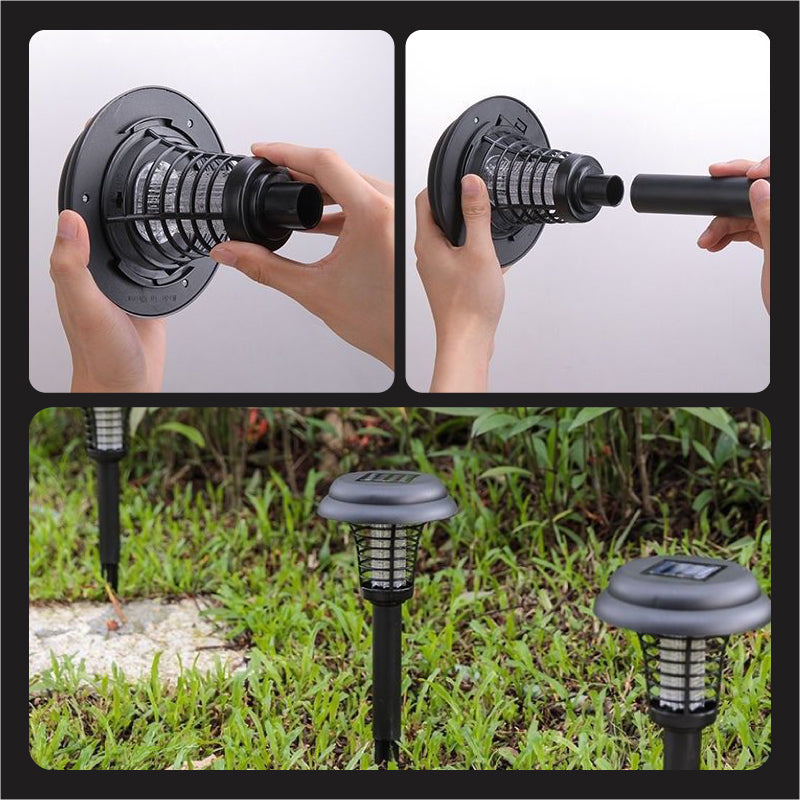 🎁 Lámpara estaca solar antimosquitos