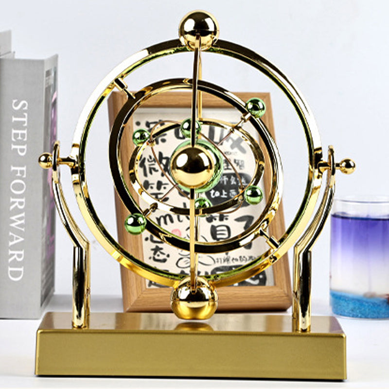 ⏳🌀Venta Especial por Tiempo Limitado 50% de Descuento⌛Péndulo de Movimiento Perpetuo en Órbita Celeste - Decoración Rotativa Creativa para el Hogar🚀