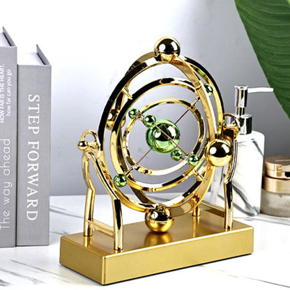 ⏳🌀Venta Especial por Tiempo Limitado 50% de Descuento⌛Péndulo de Movimiento Perpetuo en Órbita Celeste - Decoración Rotativa Creativa para el Hogar🚀